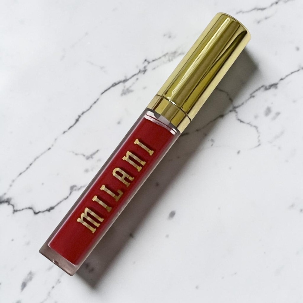 Milani Stay Put Liquid Lip Matte Longwear Lipstick 0.10 oz 210 Red Flag